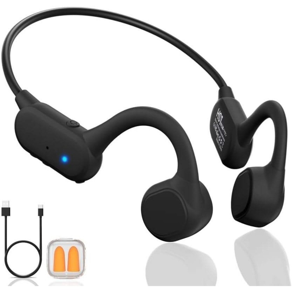 Bone Conduction Headphones Wireless Bluetooth 5.3 Open Ear Earphones